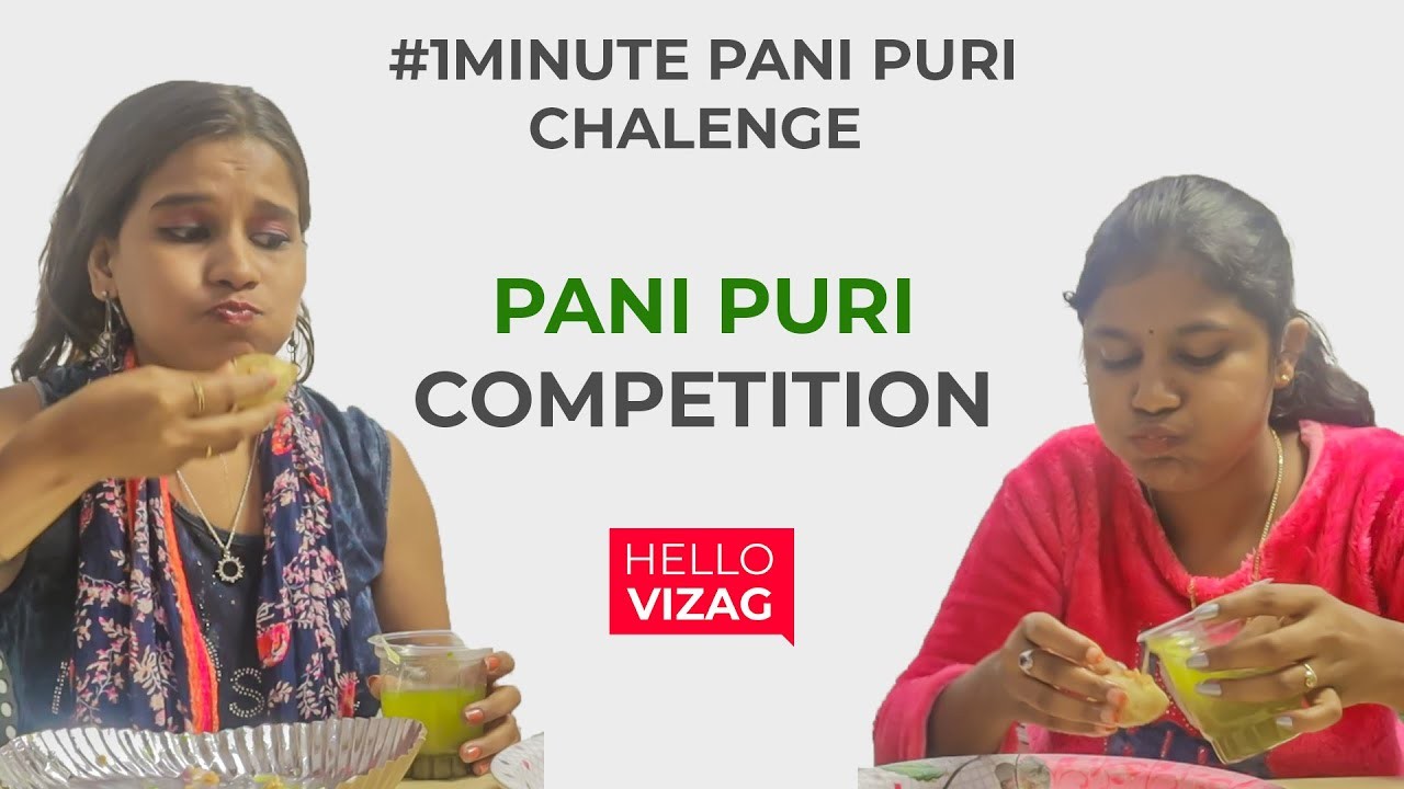 1 Minute Pani Puri Challenge | Hello Talks | HelloVizag