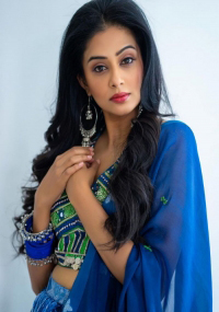 Priyamani looks perfect in a blue green lehenga