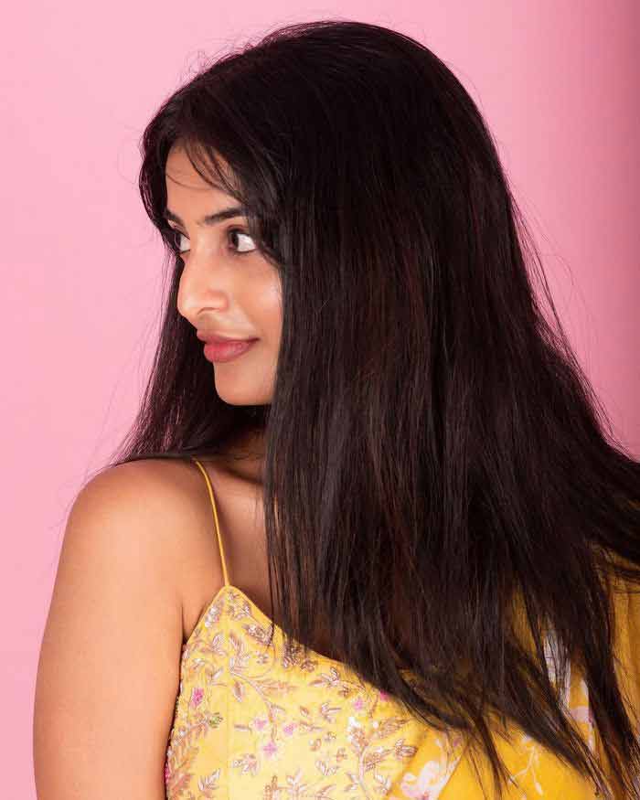 Ananya Nagalla is undeniably breathtaking in a yellow saree