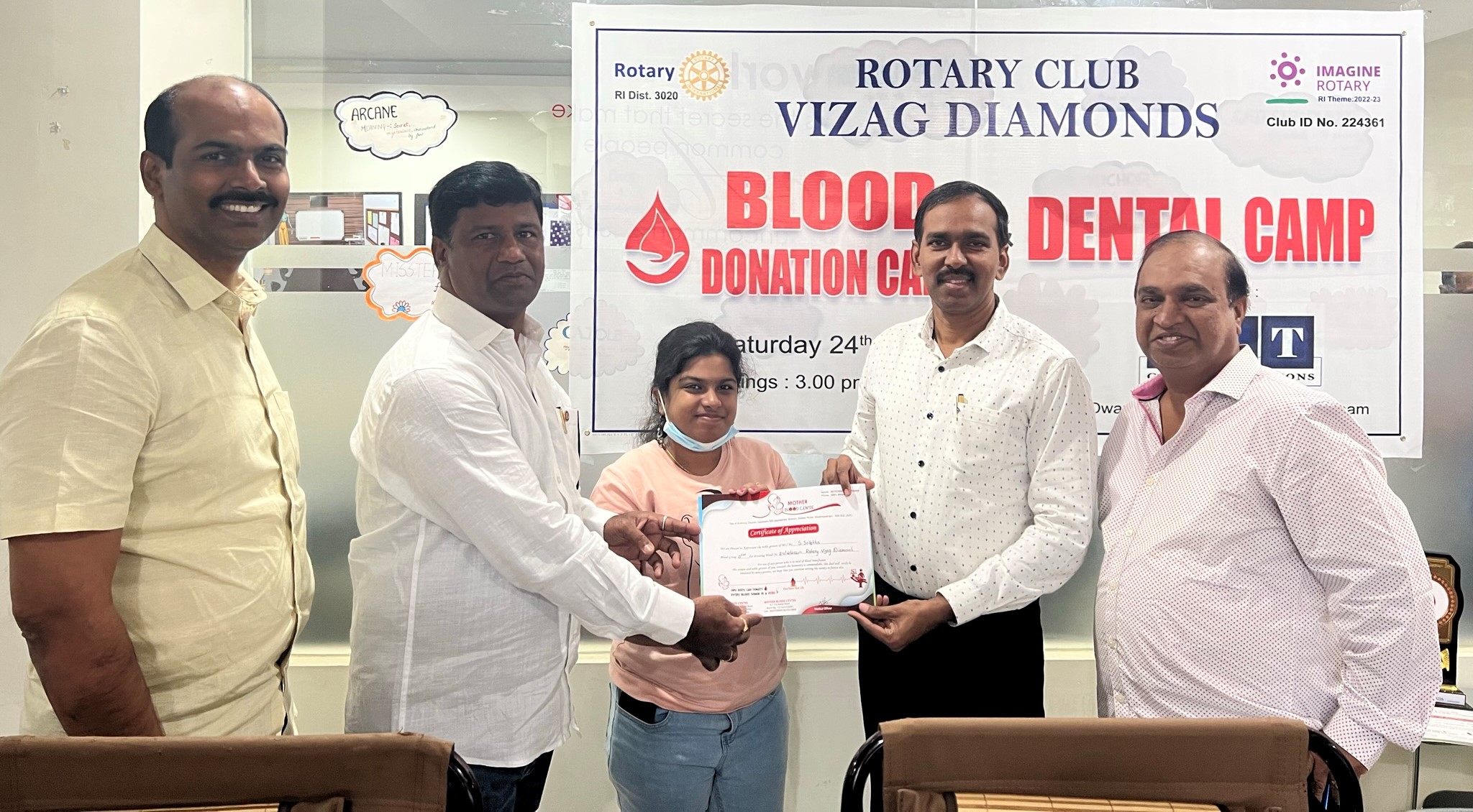 Blood Donation Camp by Rotary Vizag Diamonds