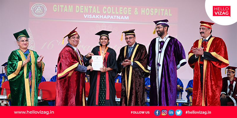 286 DOCTORS RECEIVED DEGREES IN GITAM DENTAL GRADUATION DAY