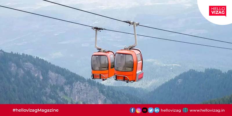 3 New Ropeway projects have been proposed in and around Visakhapatnam