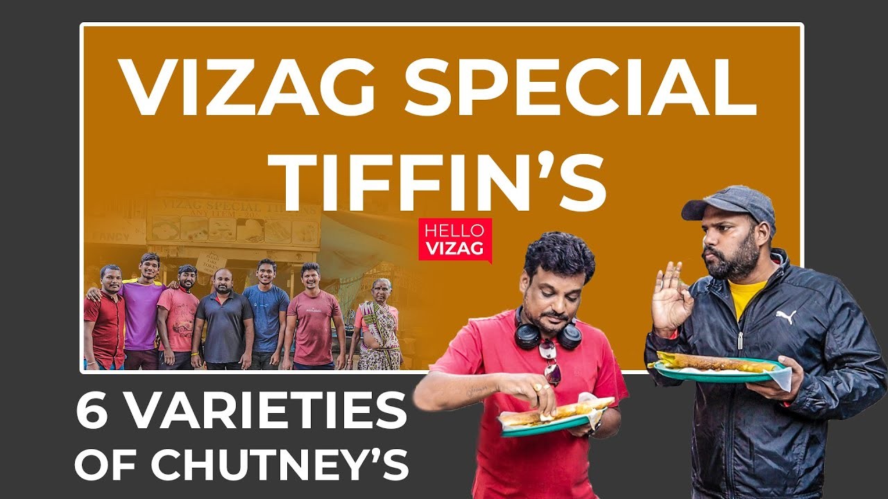 6 Tasty chutneys at Vizag special Tiffins | MVP Street Food | Vizag Food | Hello Vizag