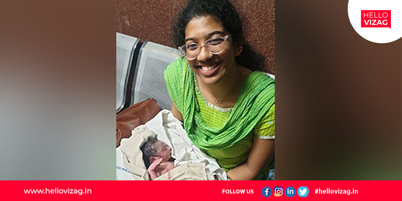 A medical student from Visakhapatnam helped a woman in giving birth on a train