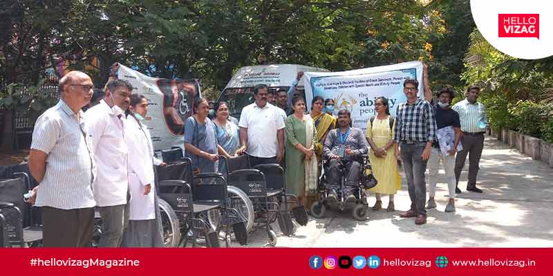 Ability People, in collaboration with Concentrix, donated 50 wheelchairs to KGH