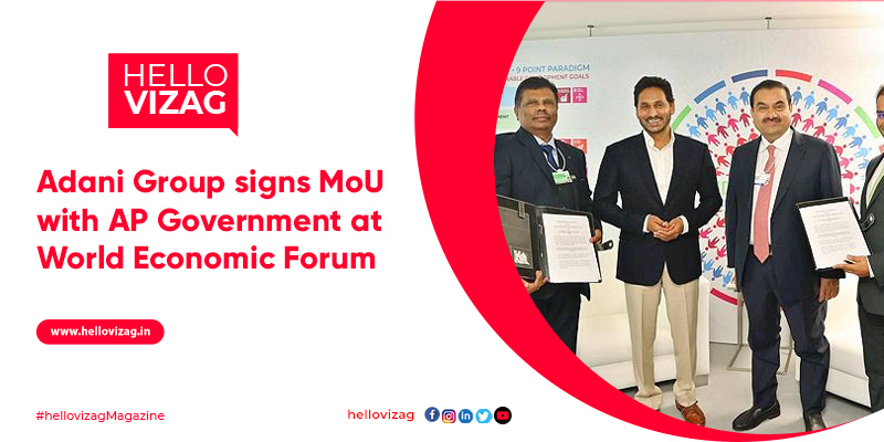 Adani Group signs  MoU with AP Government at World Economic Forum