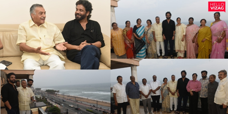 Akkineni Nagarjuna Meets Yarlagadda Lakshmi Prasad in Visakhapatnam