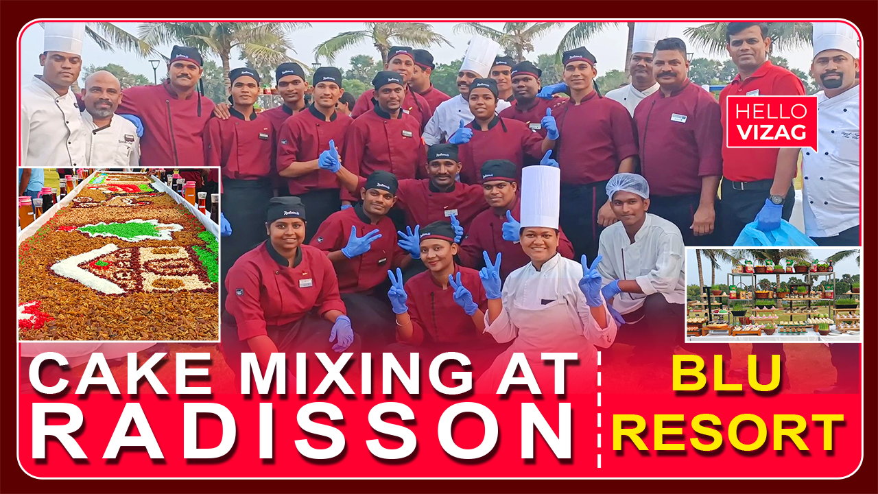 Cake Mixing at Radisson | Bul Resort | Radisson | @Hello Vizag