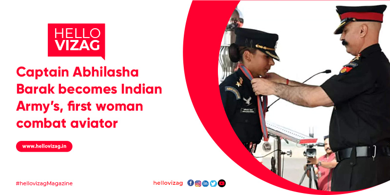 Captain Abhilasha Barak becomes Indian Army’s, first woman combat aviator