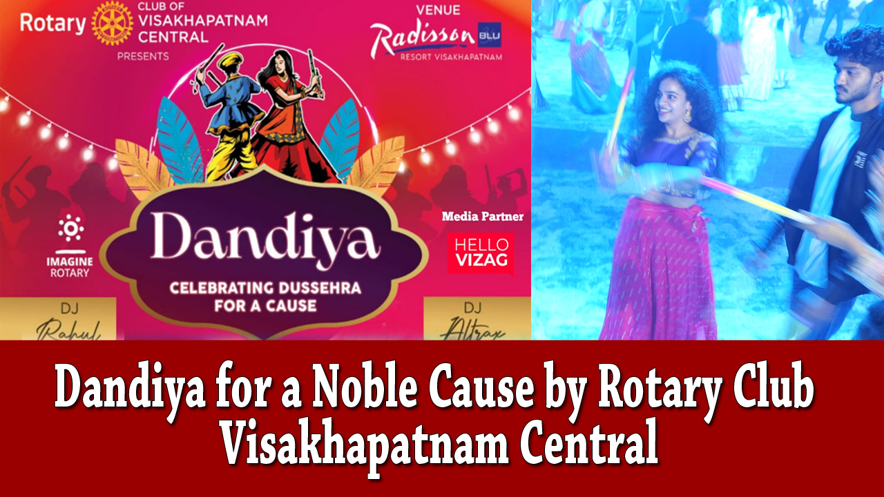 Dandiya for a Noble Cause by Rotary Club, Visakhapatnam Central | @Hello Vizag |