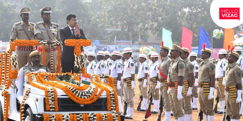 District Collector Highlights Development Projects and Welfare Schemes at Republic Day Celebrations