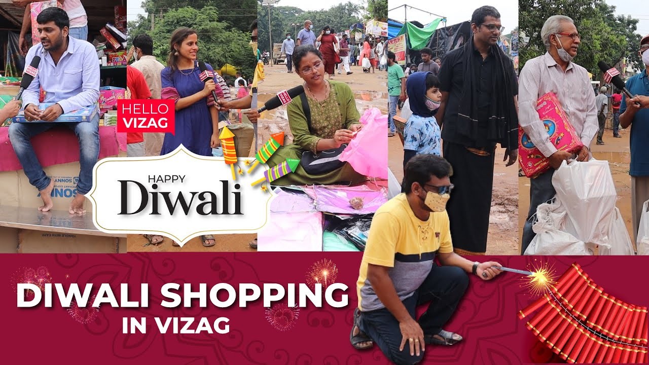 Diwali Shopping in Vizag | Happy Diwali 2021 | UKP Media | Hello Vizag