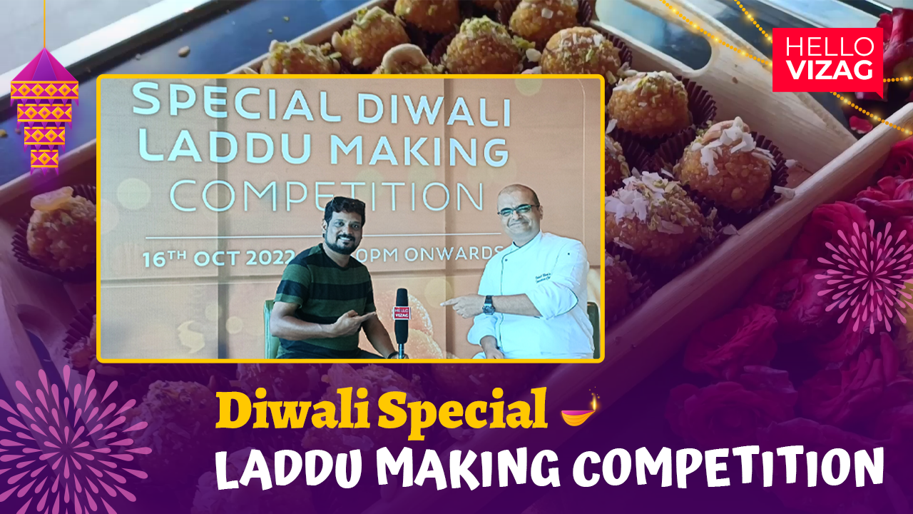 Diwali Special Laddu Making Comptition in Novotel | Laddu Making Comptition |@Hello Vizag