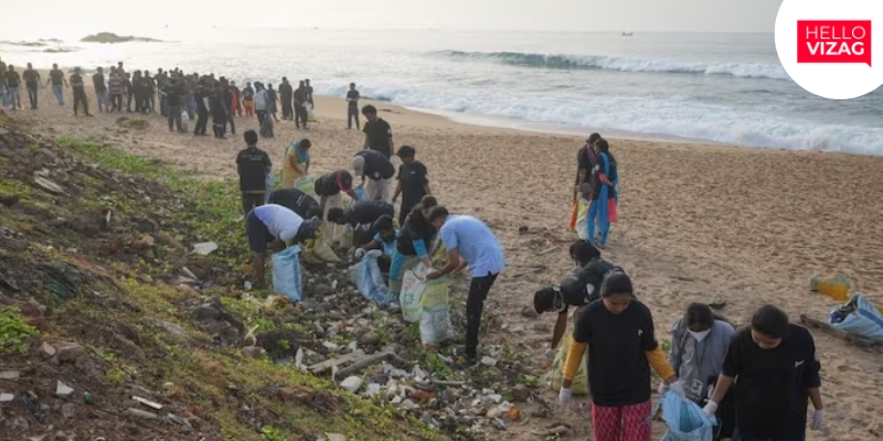Eco-Friendly Success: GVMC Removes 3 Tonnes of Waste in Rushikonda Beach Cleanup