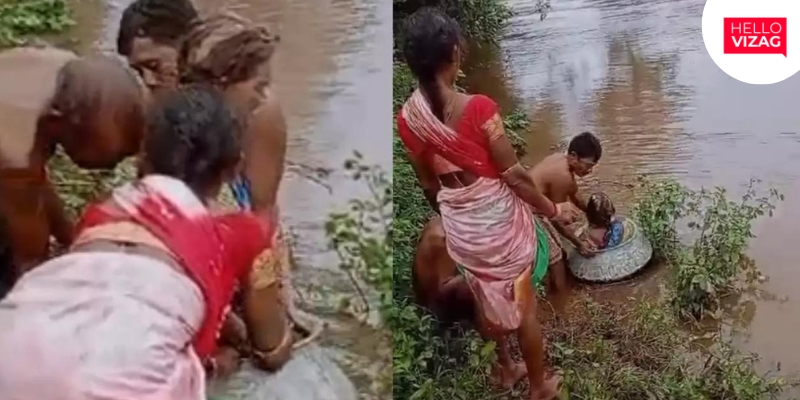 Elderly Woman Transported to Hospital in Cooking Vessel Goes Viral