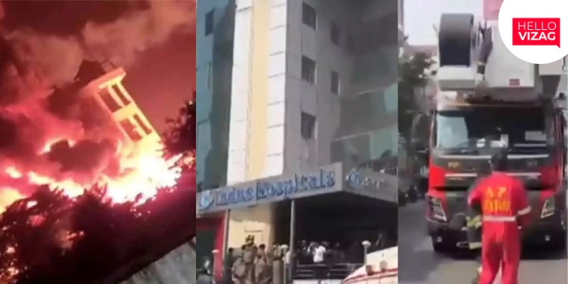 Emergency Response at Indus Hospital as Fire Erupts in Visakhapatnam