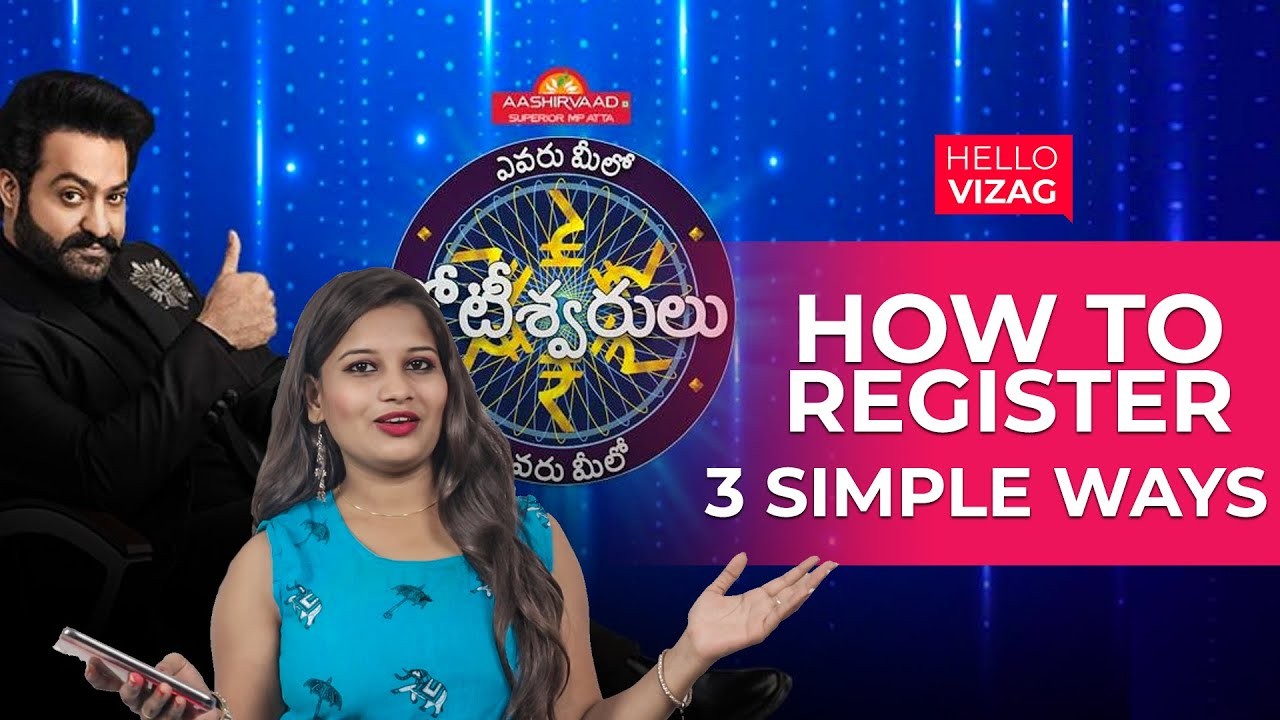 Evaru Meelo Koteeswarulu Registration 3 Simple Ways | NTR | Gemini TV | Hello Vizag