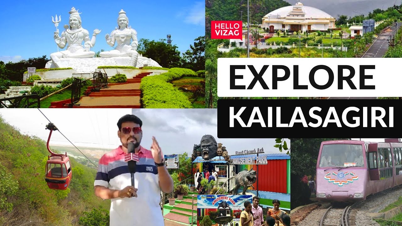 Explore Kailasagiri | Ropeway - Cable car | Toy Train | Telugu Museum | Wax Museum