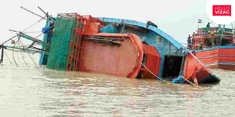 Fishermen Brave Capsized Boat, Swim to Shore