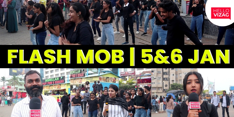 Flash Mob Dance | YMCA | 5&6 Jan 2024 | Visakhapatnam | Hello Vizag