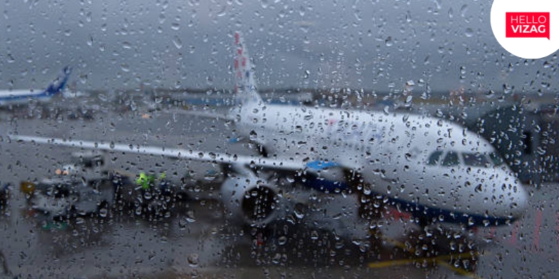 Flight Cancellations and Delays Due to Rain in Visakhapatnam