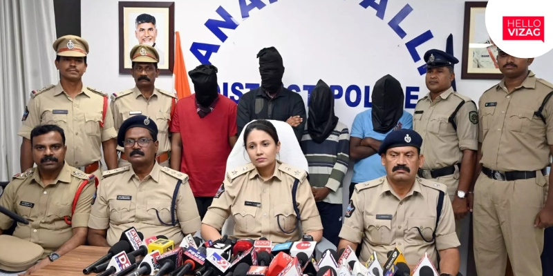 Four Arrested for ₹1 Crore Palladium Theft in Visakhapatnam