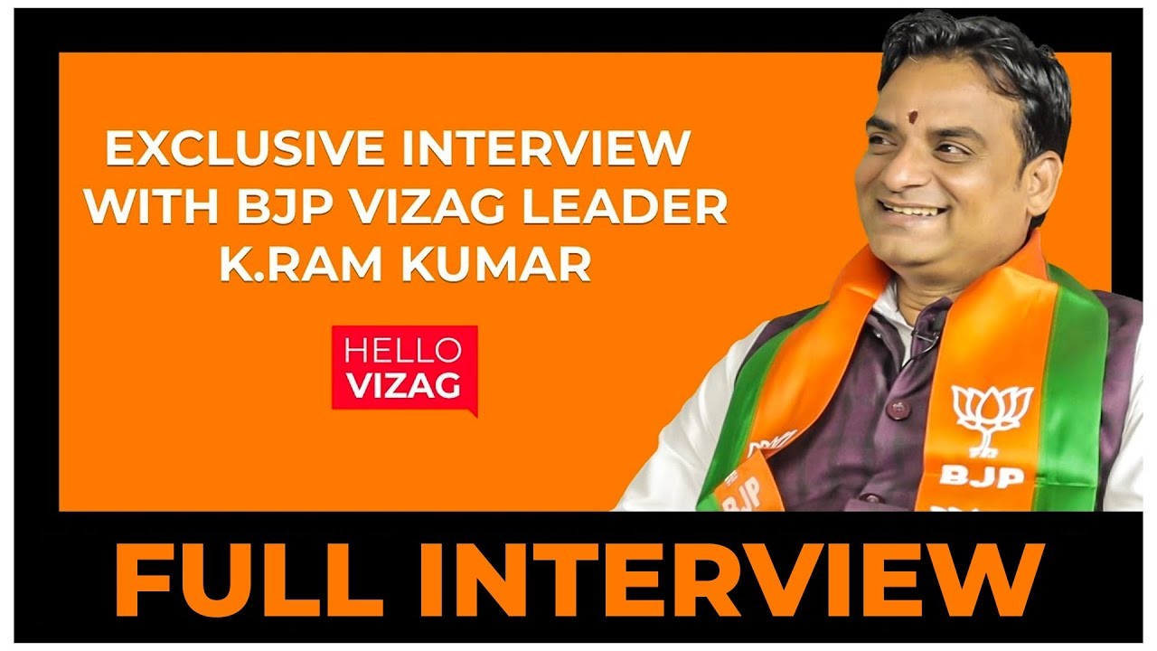 Full Exclusive Interview with BJP Vizag Leader Koppala.Ram Kumar | HelloVizag