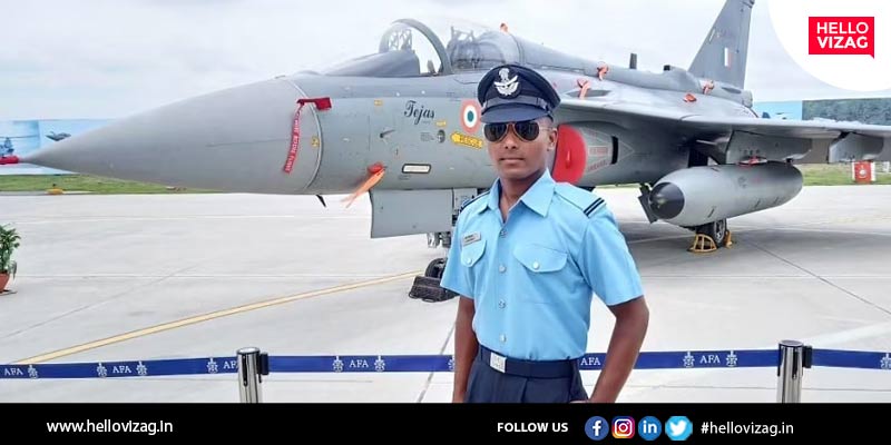 Gopinadh, an auto driver’s son from Vizag is flying officer in IAF