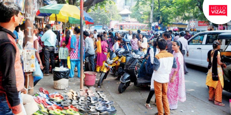 GVMC Orders Removal of Footpath Encroachments in Visakhapatnam