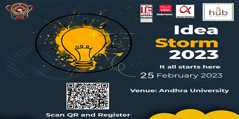 Idea Storm 2023 in Vizag Welcomes Ideas that Address a Business Problem or Social Issue