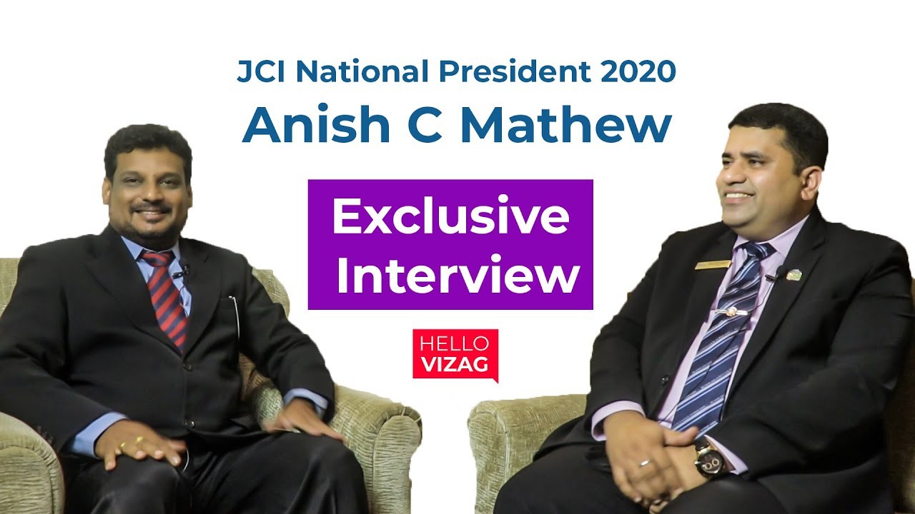 JCI National President 2020 Anish C Mathew Exclusive Interview | Hello Talks | HelloVizag