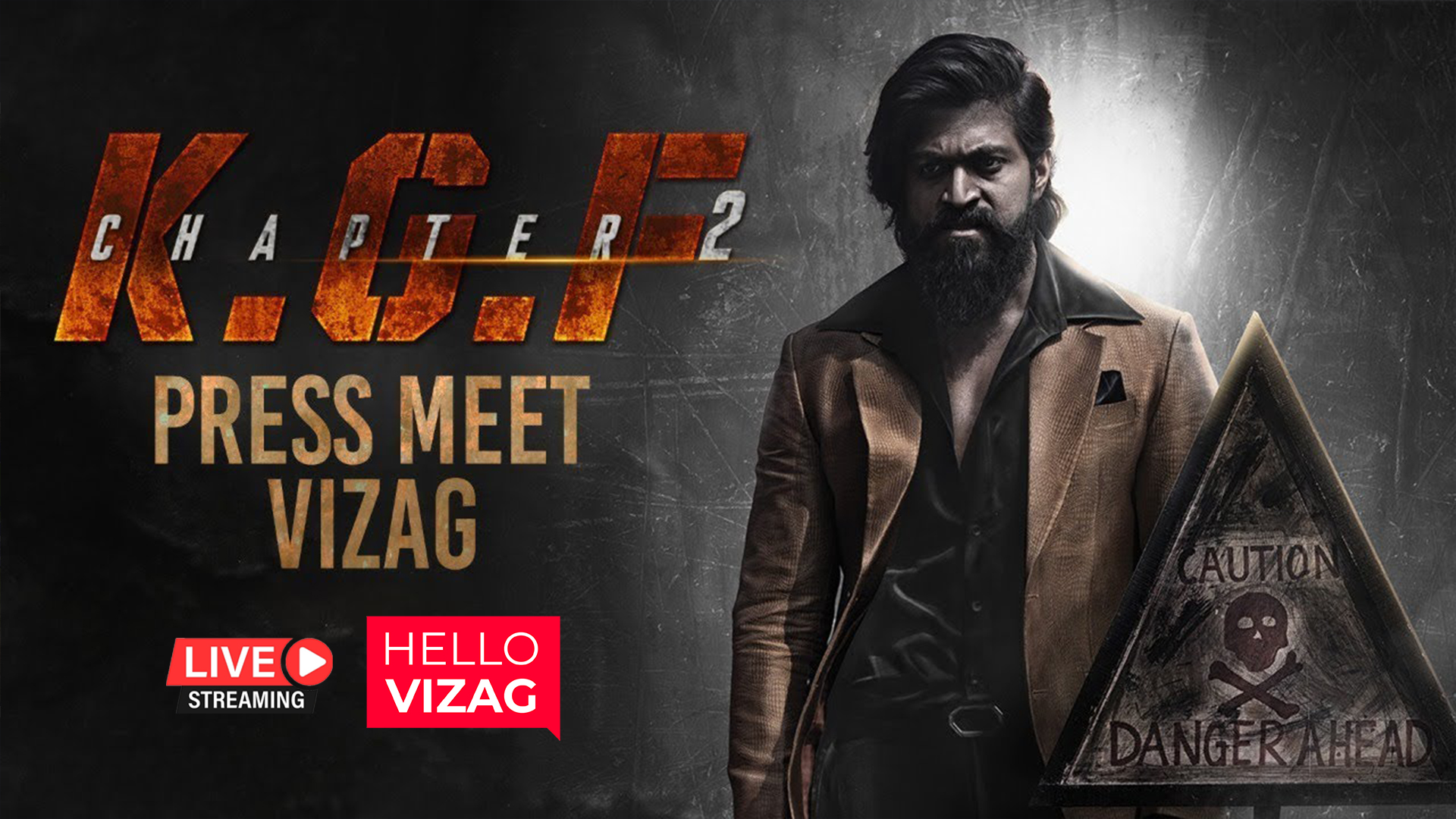 KGF Chapter 2 Vizag Press Meet | Yash | Sanjay Dutt | Raveena Tandon | Srinidhi