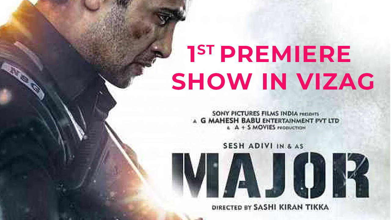 Major Movie 1st premiere show in Vizag | Press Meet | UKP Media | @hellovizag