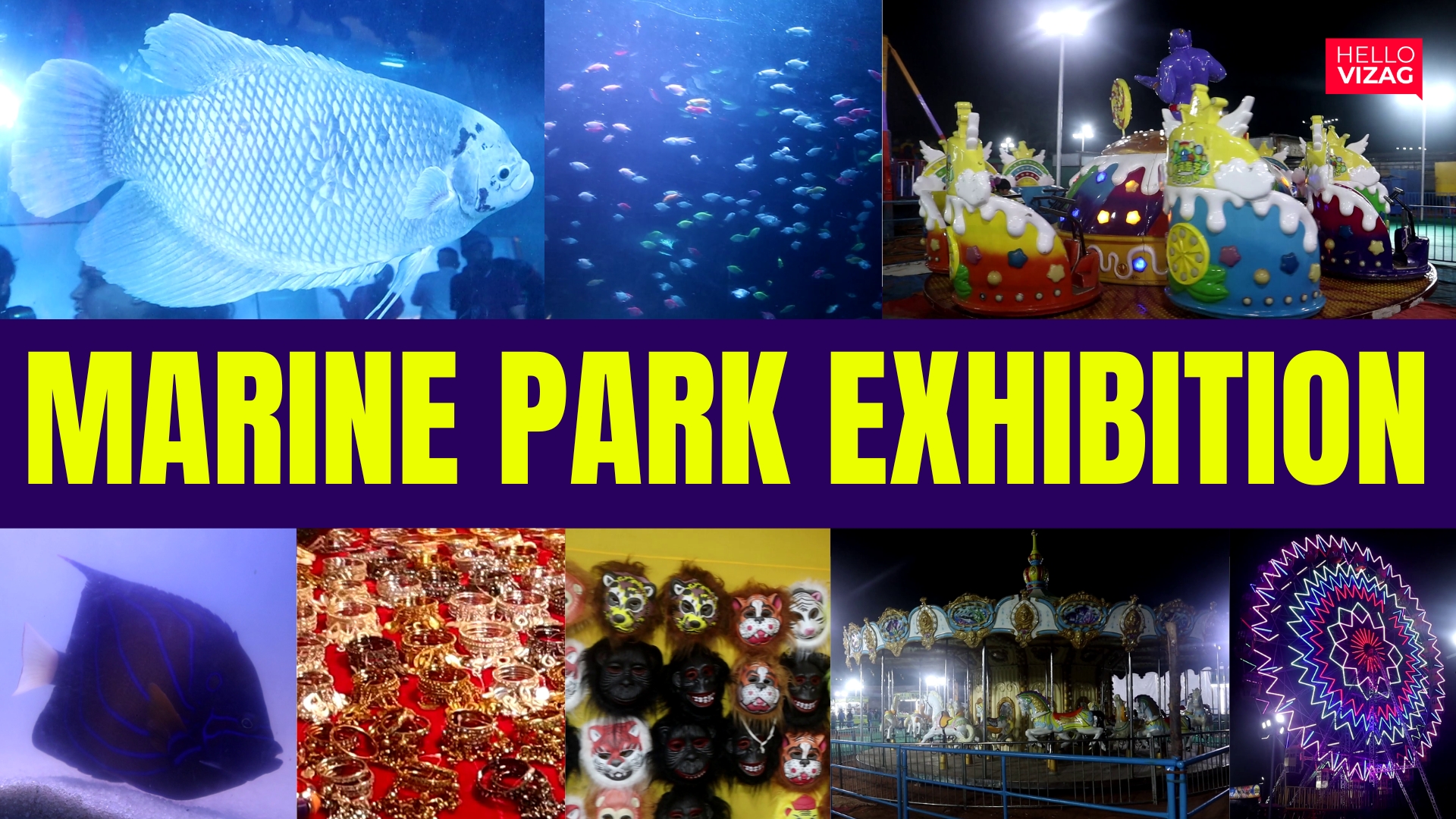 Marine Park Exhibition | AU Ground | R.K Beach | Visakhapatnam | Hello Vizag