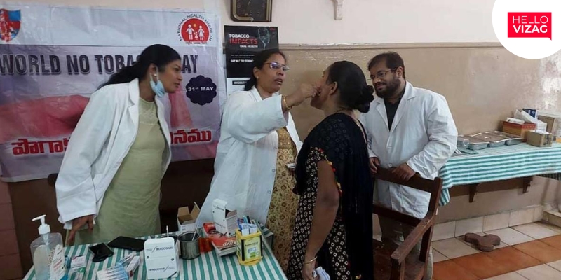 Oral Cancer Awareness Camp Held at KGH on World No Tobacco Day 2024