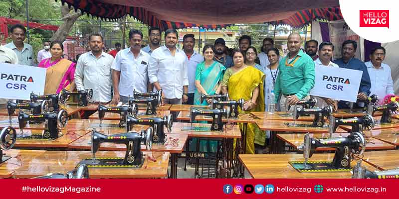 Patra India, in collaboration with the NGO BREDS, donated 48 sewing machines to women in association