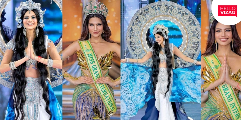 Rachel Gupta Makes History as First Indian to Win Miss Grand International, Honoring Goddess Ganga in National Costume