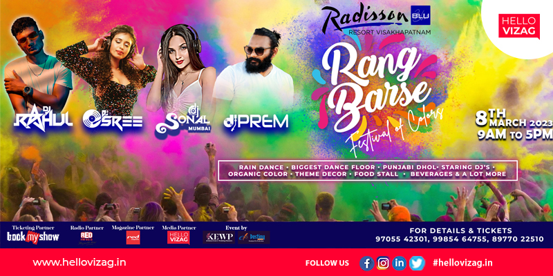 Rang Barse! Celebrate an Electrifying Holi in Vizag 