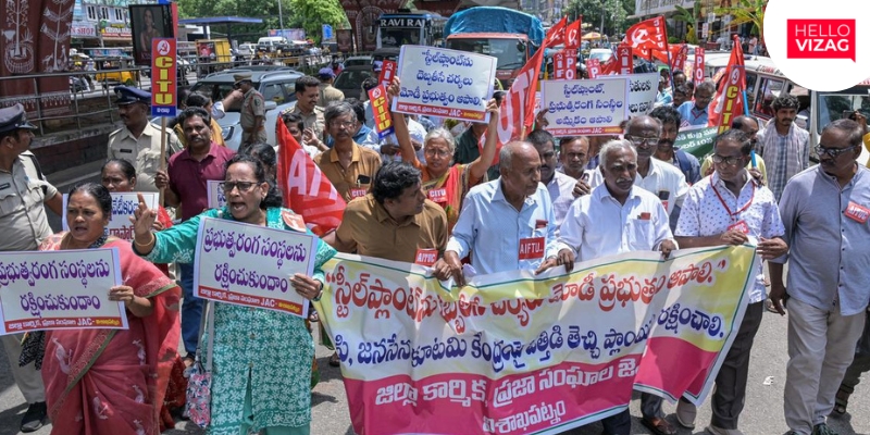 Relay Hunger Strike Against Vizag Steel Plant Privatization from October 1