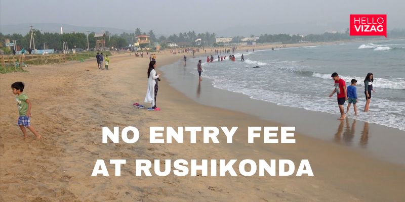 Rushikonda Beach Visitors Exempted from Entry Fee, Announces Minister