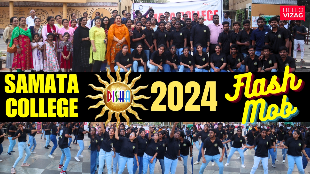 Samata College Event Disha - 2024  Flash Mob vizag