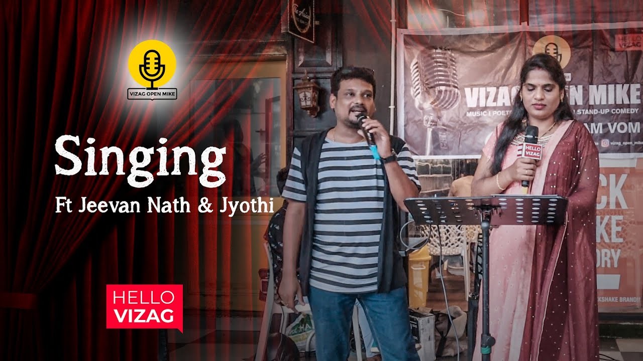 Singing Ft.Jeevan Nath & Jyothi | Vizag Open Mike | HelloVizag