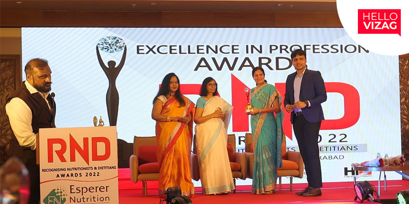 Starlite nutrition center received RND Sadhana Excellence award