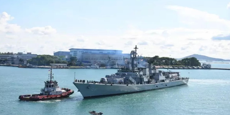Strengthening Maritime Bonds: Indian Naval Ships Dock in Singapore