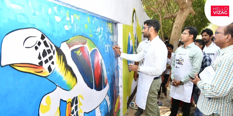 Successful Participation of 200 individuals in GVMC's 'Paint My Street' Initiative