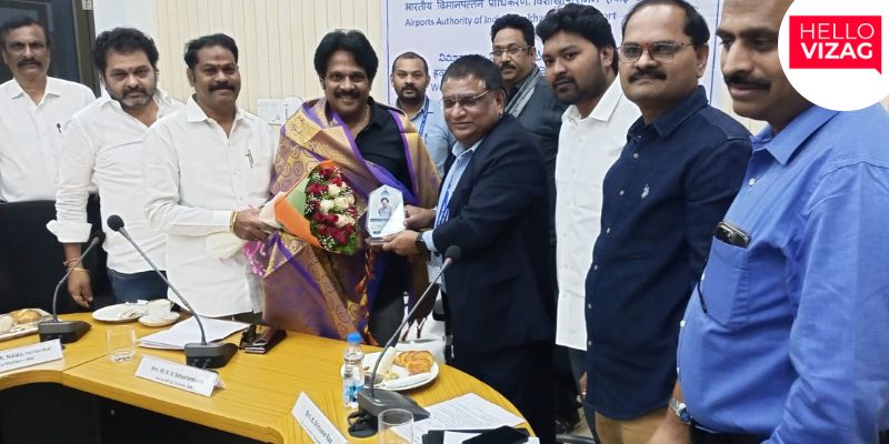 The Airport Advisory Committee  Chaired By Our MP  MVV Satyanarayana And Airport Director Along With Members.