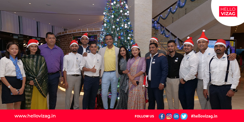 The Novotel Visakhapatnam Varun Beach celebrated the start of the holiday season with a "first of its kind" tree lighting ceremony