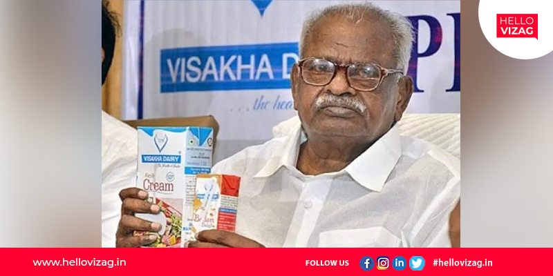 The Visakha Dairy Chairman passed away at the age of 84