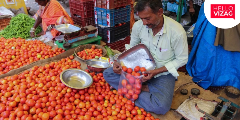Tomato Prices Soar to ₹90 per Kilogram in Visakhapatnam
