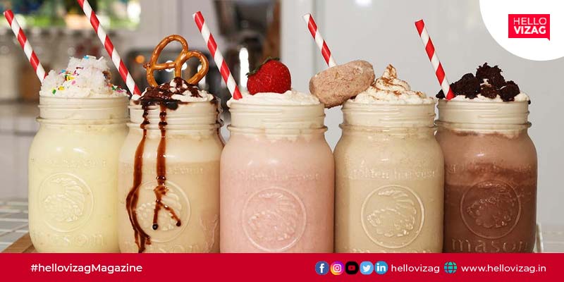 Top 6 places in Visakhapatnam for milkshakes and smoothies